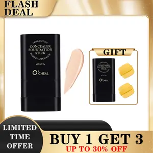 [BUY ONE GET ONE]Face Foundation Contour Stick Long-wear Lightweight Brighten Stick Blemish Contouring Face Concealer Beauty Makeup  Brightening