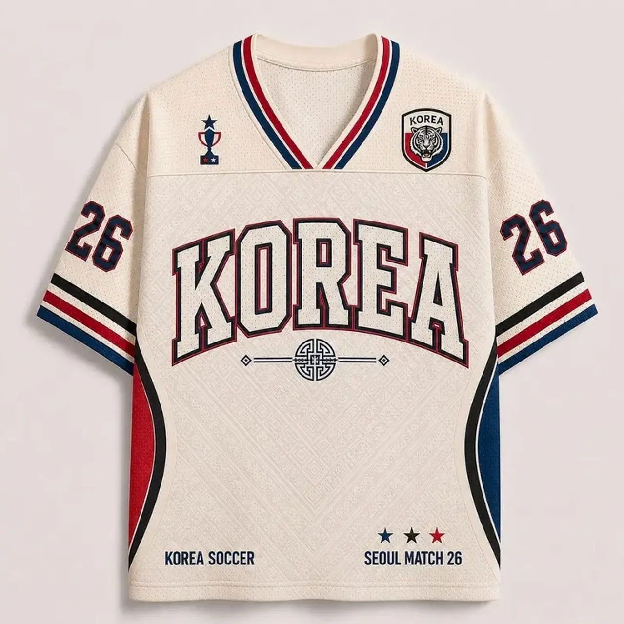 Korea Soccer Jersey, Korean Football Fan Shirt, Seoul Match 26 Game Day Tee, Korea Jersey Top, Asian Soccer Fan Gift