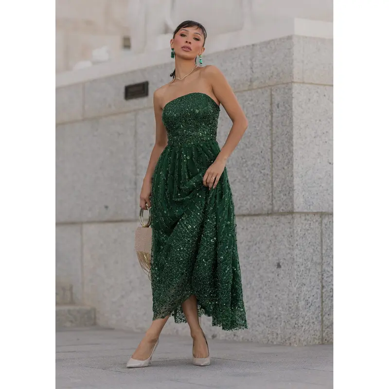 embellished strapless dress oh polly green - TikTok Shop embellished strapless dress oh polly green - TikTok Shop