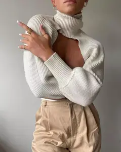 ALLEGRA RIBBED TURTLENECK LONG SLEEVE
