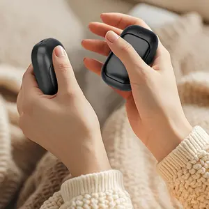 Rechargeable Hand Warmers Set, Magnetic Electric Heating, Reusable USB Charging, Portable Foot Massage, Outdoor Camping Gift, Christmas Present