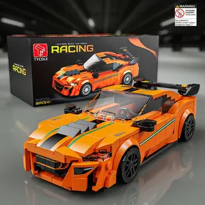 Racing Car Building Blocks Toy, 311pcs/box Racing Car Model Building Blocks Toy with Dustproof Display Box, Creative Blocks Building Toy for Gift
