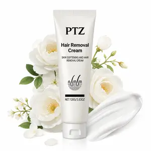Hair Removal Cream for Women & Men, PTZ Bikini Line & Body Depilatory Cream, Gentle Hair Softening Formula for Unwanted Hair, Suitable for Legs, Underarms, Arms & Chest, 120g / 4.23 oz SummerVibes