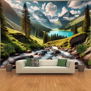 2D Flat Decoration Tapestry Polyester Wall Hanging Great for Decoration Great for Bedroom Office Living Room Aesthetics Great for Decoration Lovers Includes Mounting Accessories