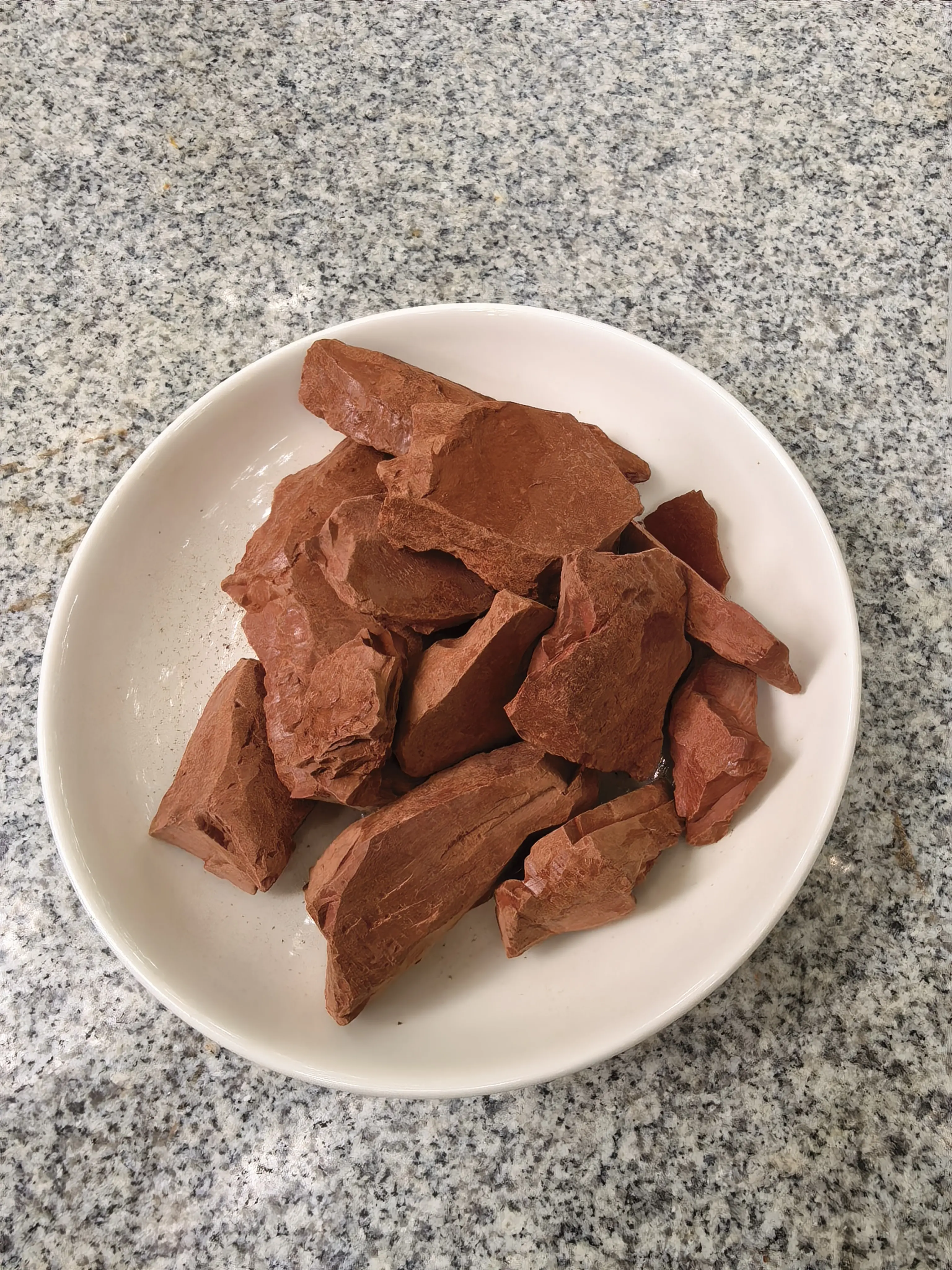 Raw Red Earth Kaolin Uncut Solid Mineral Stone, 7oz(200g) Decorative Stone for Home Improvement & Garden Decor Gifting
