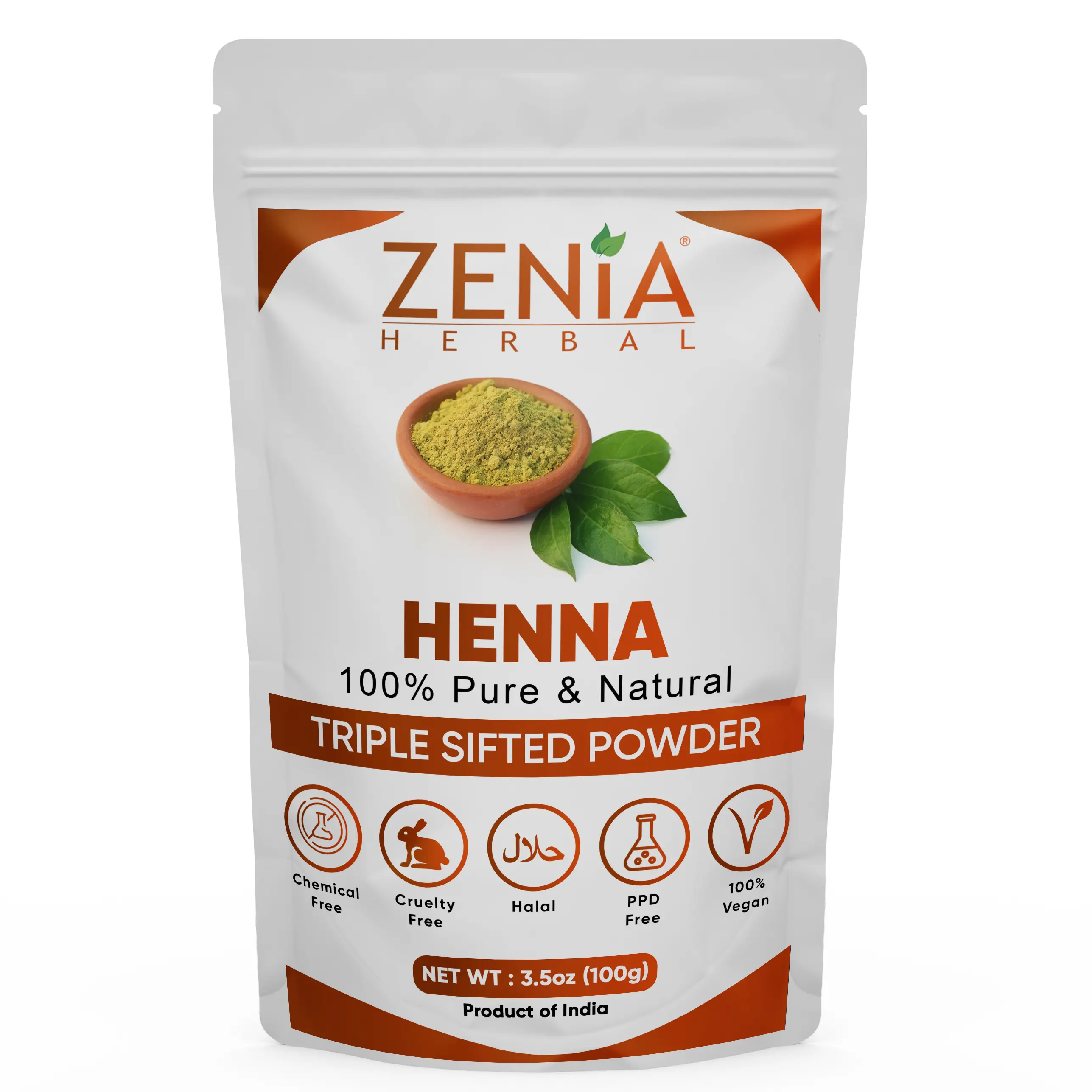 100g Zenia Pure Henna Powder Natural Hair Color / Hair Dye Haircare Lemon 100g Zenia Pure Henna Powder Natural Hair Color / Hair Dye Haircare Lemon