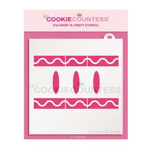 Cookie Stick Stencil - Crayon