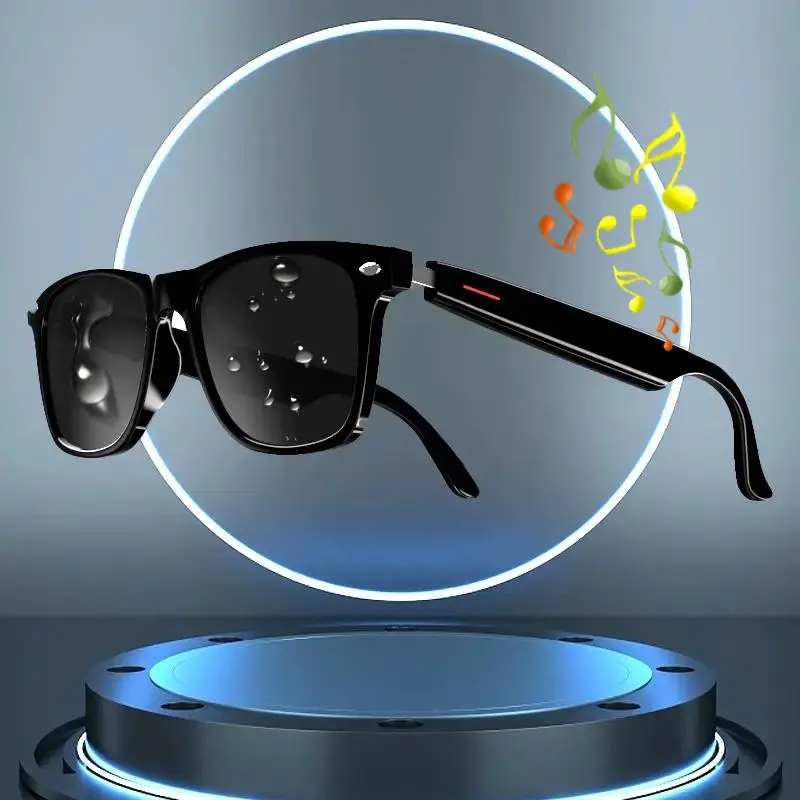 Smart Glasses Bluetooth-compatible Sunglasses Music Glasses with Microphone and Speaker, Support Voice Calls and Music Playback, Sports Outdoor UV Protection, Wireless Audio Glasses