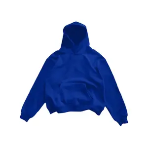 Royal Blue Blank Pullover Hoodie