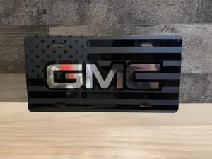 GMC License Plate