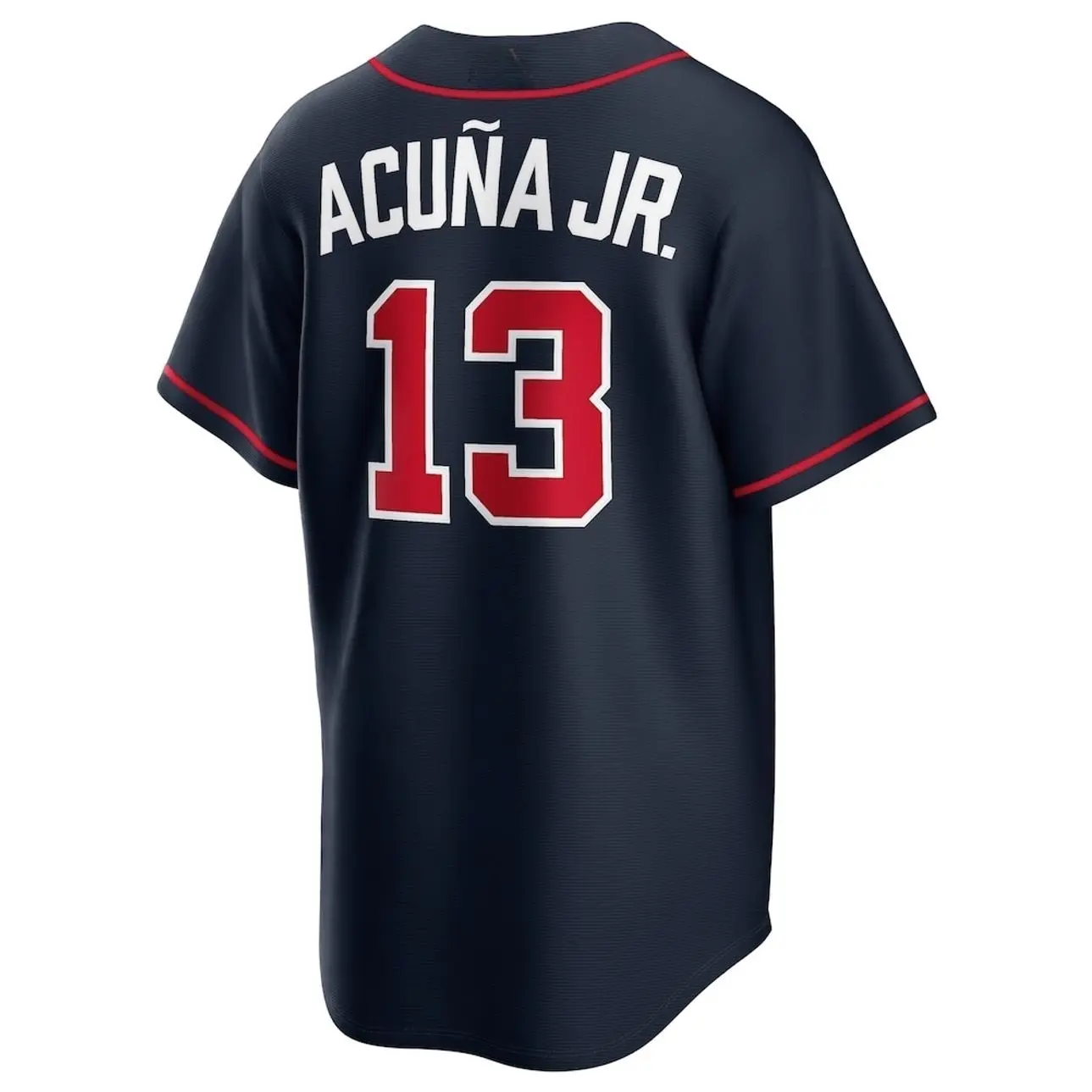 Unisex Baseball Atlanta USA Acuña Jr. 13  Alternate Replica Jersey - Navy