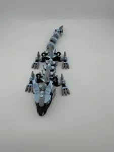Cyber Fang Dragon – Futuristic 9 inch Dragon