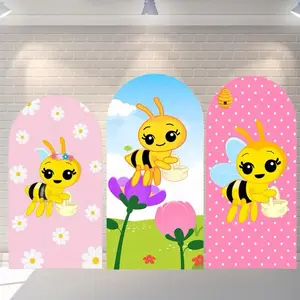 Abejita Chiquitita Arch Backdrop and Cylinder Covers