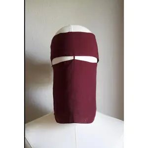 Saudi style makeup niqab with nose string