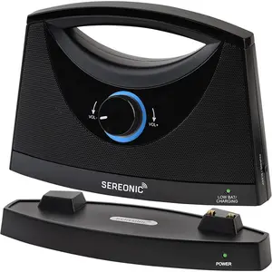 Serene Innovations  Wireless TV Speaker, Black