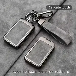 Zinc Alloy Key Ring/Protective Cover with Key Clip/for Volvo XC40 XC60 S90 XC90 V90 S60 T4 T5 T6 T8/Stylish Car Key Case