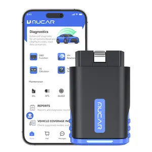 MUCAR Bluetooth OBD2 Scanner, OBDII All System Vehicle Diagnostic Tool with 15 Reset, Car Code Readers & Auto Diagnostic Scan Tool for iPhone & Android