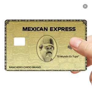 El Gran Jefe Debit/Credit Card Skin Adhesive Covers - Premium Vinyl, Vibrant Designs, Easy Application