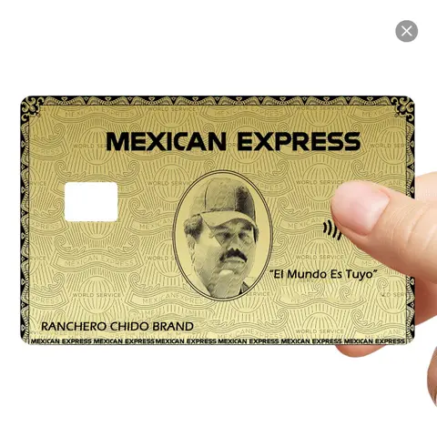El Gran Jefe Debit/Credit Card Skin Adhesive Covers - Premium Vinyl, Vibrant Designs, Easy Application