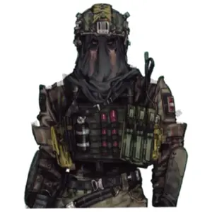 Tactical Operator Sticker, Modern Military Aesthetic Combat Art for Laptop, Water Bottle, Phone Case & Gear