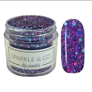 Sparkle & Co. Dip Powders – Secret Menu: Fantasy Angel mini Dipping Powder - 1 Jar Lasts 5-7 Manis