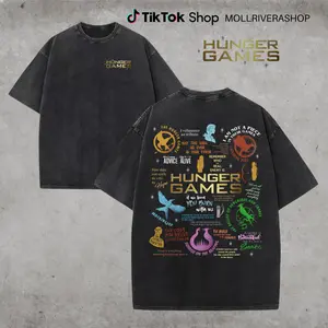 Hunger Games Quotes 2Sides T-Shirt, Book And Movies Apparel, Gift for Book Lover, Hunger Games Hoodie Sweatshirt