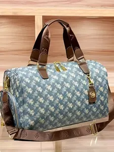 Women's Fashion Print Shoulder Bag, Large Capacity Travel Backpack, Stylish Single Strap Handbag for Women, Perfect for Tourism and Trips