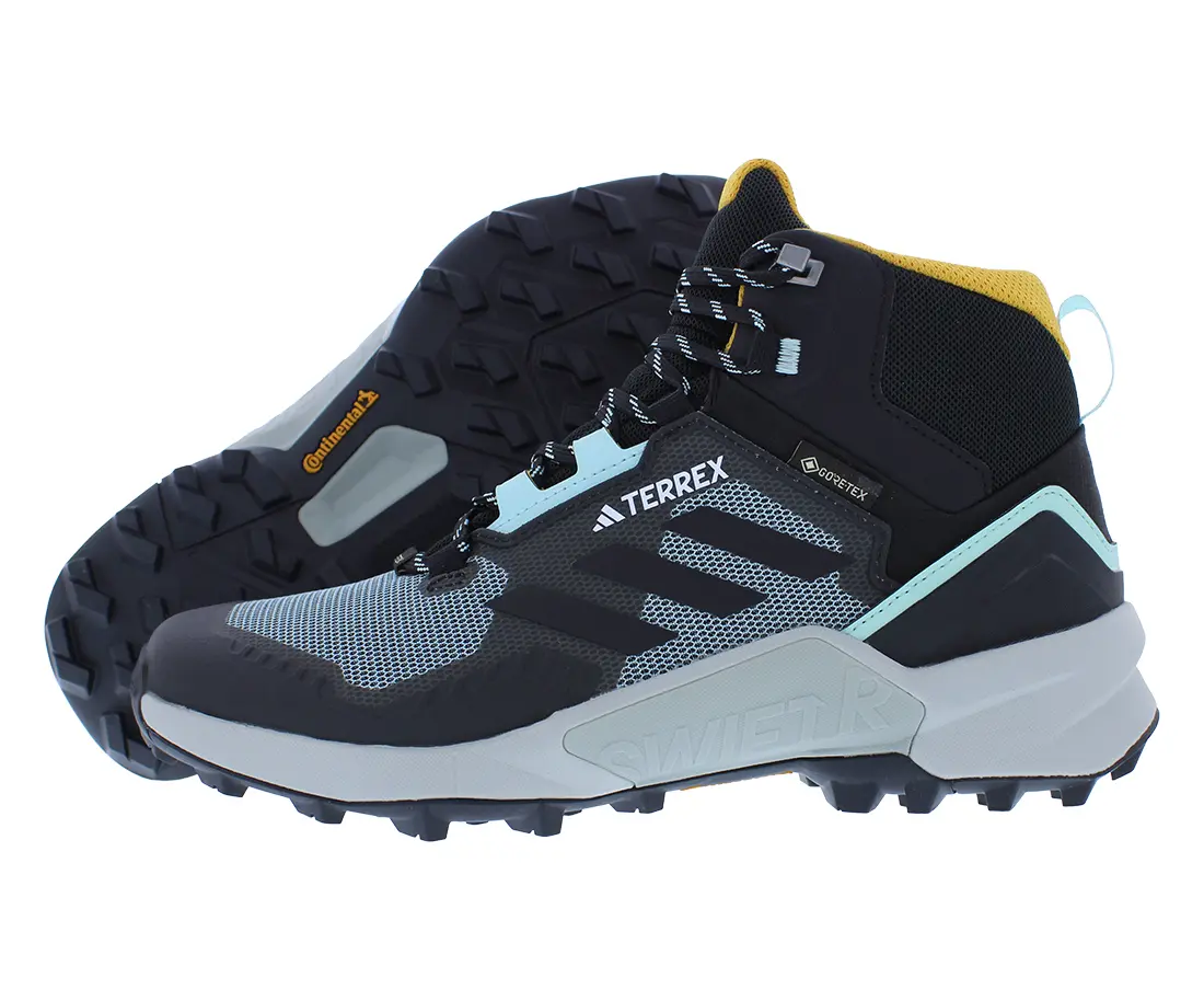 Adidas Terrex Swift R3 Mid GTX Mens Shoes, Hiking Shoes, All-Season, Gtx Waterproof, Lace-Up, Mid-Cut Sole, Outdoor Trails, Sports Walking Shoes
