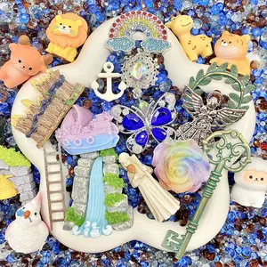 2 By 2 Live Mix- Mixed Craft Embellishment Pack for Journals & DIY Crafts – Metal, Resin, Rhinestones & Artificial Flowers Assortment for Scrapbooking, Resin Art & Decoration