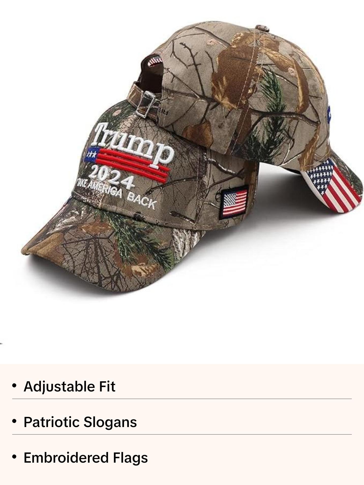 Trump 2024 Camouflage Baseball Hat