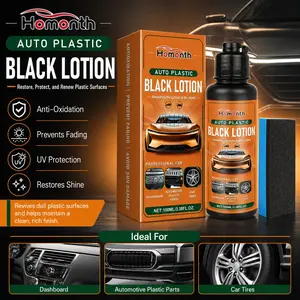 Car Plastic Renovator, Interior Accessories Stain Cleaner, Polishing Shine Care, Plastic Renewal Agent, Automotive Maintenance Tool