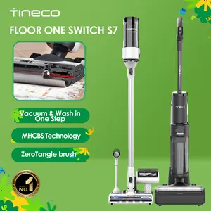 TINECO FLOOR ONE SWITCH S7 Smart Multi-Function Cleaner, Suitable for Whole-house Cleaning, Self-Cleaning, Extended Battery Lifespan, ZeroTangle Brush, Dual-Edge Cleaning, Safe for Children and Pets