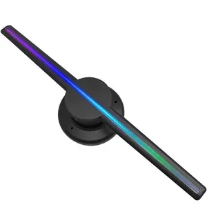 Holographic Fan - Purple and Blue LED Lighted Design Component