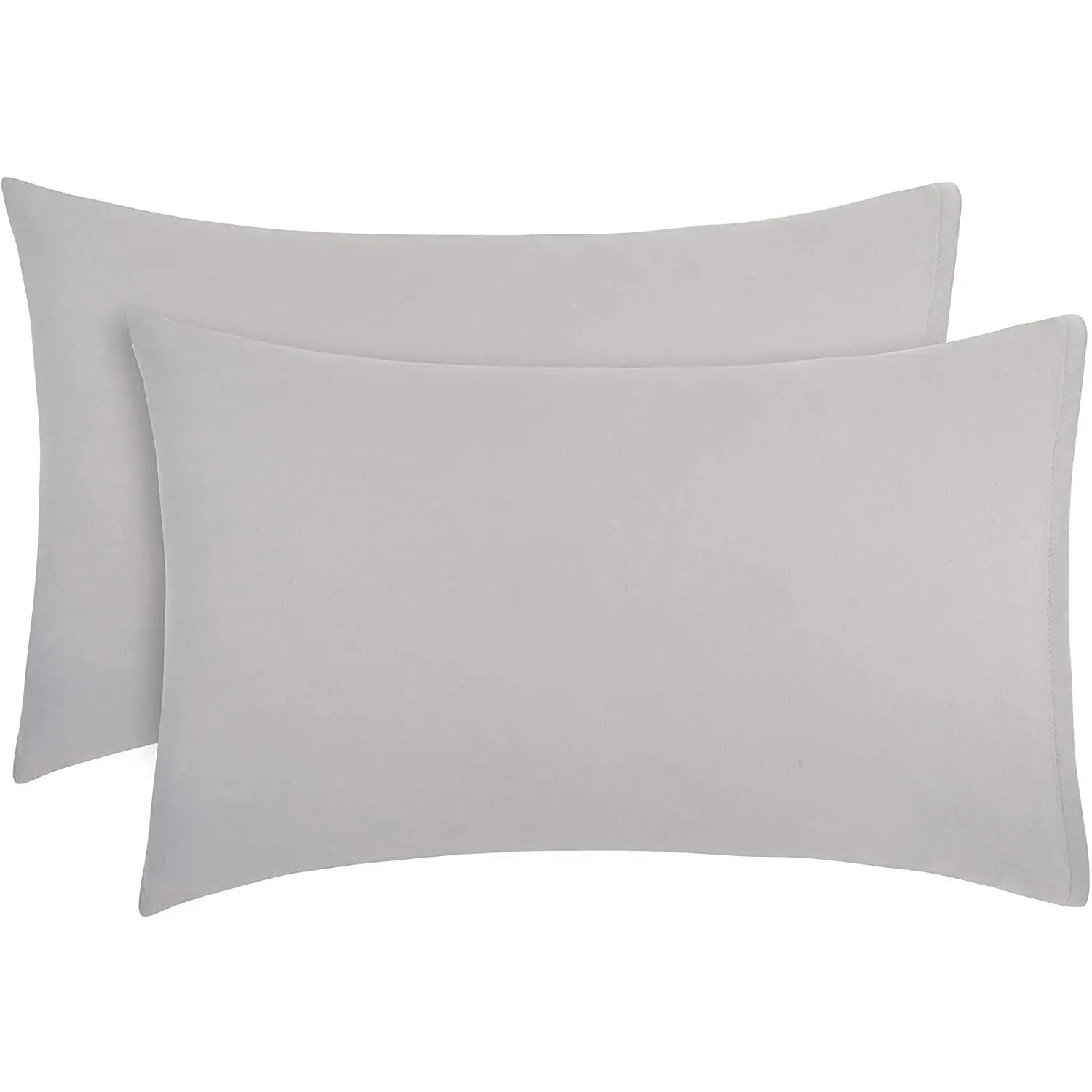 Everyday Kids 2-Pack Toddler Travel Pillowcases Solid Gray