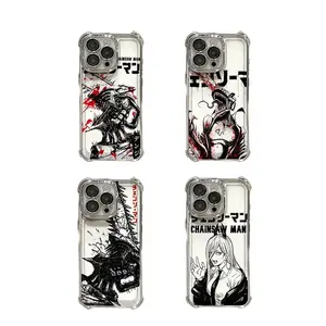 Chainsaw Man Anime-Themed Phone Case — Compatible with iPhone 17/16/15/14/13/