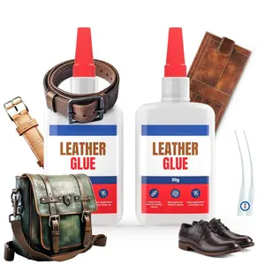 Leather Glue Repair - 20g x 2 count  Upholstery Glue for  - Clear for Crack & Patch Repair - Flexible Bonds  Leather Adhesive for Purses, Jackets, Bags, Shoes and More