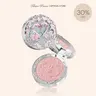 Flower Knows Swan Ballet Collection Embossed Blush, Flawless, Vibrant Pigmentation, Brightening, Color-Correcting, Long-Lasting, Smooth Gluten-Free Cosmetic Blushes Powder Makeup Products Maquillaje, #sohochic, Ideal for Christmas gift, Black Friday