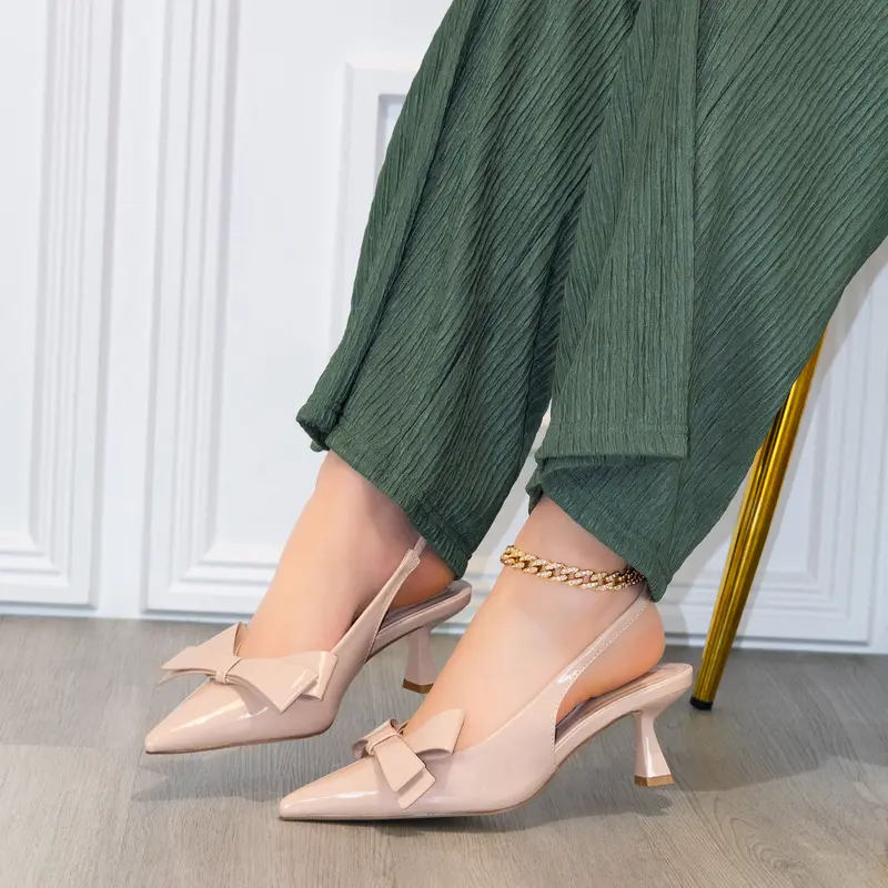 kitten heels burgundy - TikTok Shop