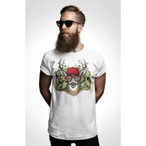 Lucky Charm - Red Hat Edition St. Patrick's Day Deer T-Shirt