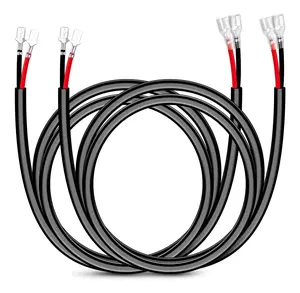 Nilight 3-ft 16-Gauge High-Quality Copper Wire Extension Harness, Plug-and-Play Design, Flexible Components, for Cars, Ships, Yachts, Off-Road LED Work Lights