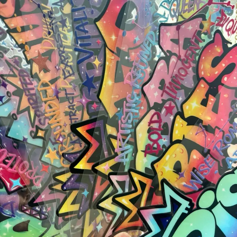Zodiac Sign 16 oz UVDTF Wraps - Vibrant Graffiti Art for Creative Projects