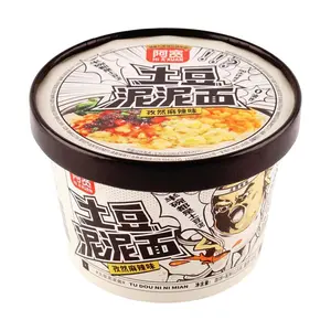 BAIJIA Mashed Potato Noodles, Cumin Spicy Flavor 3.7 oz