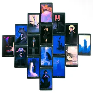 Honey and Lavender Tarot Deck Mystical Artwork Portable Spiritual Guidance Cards