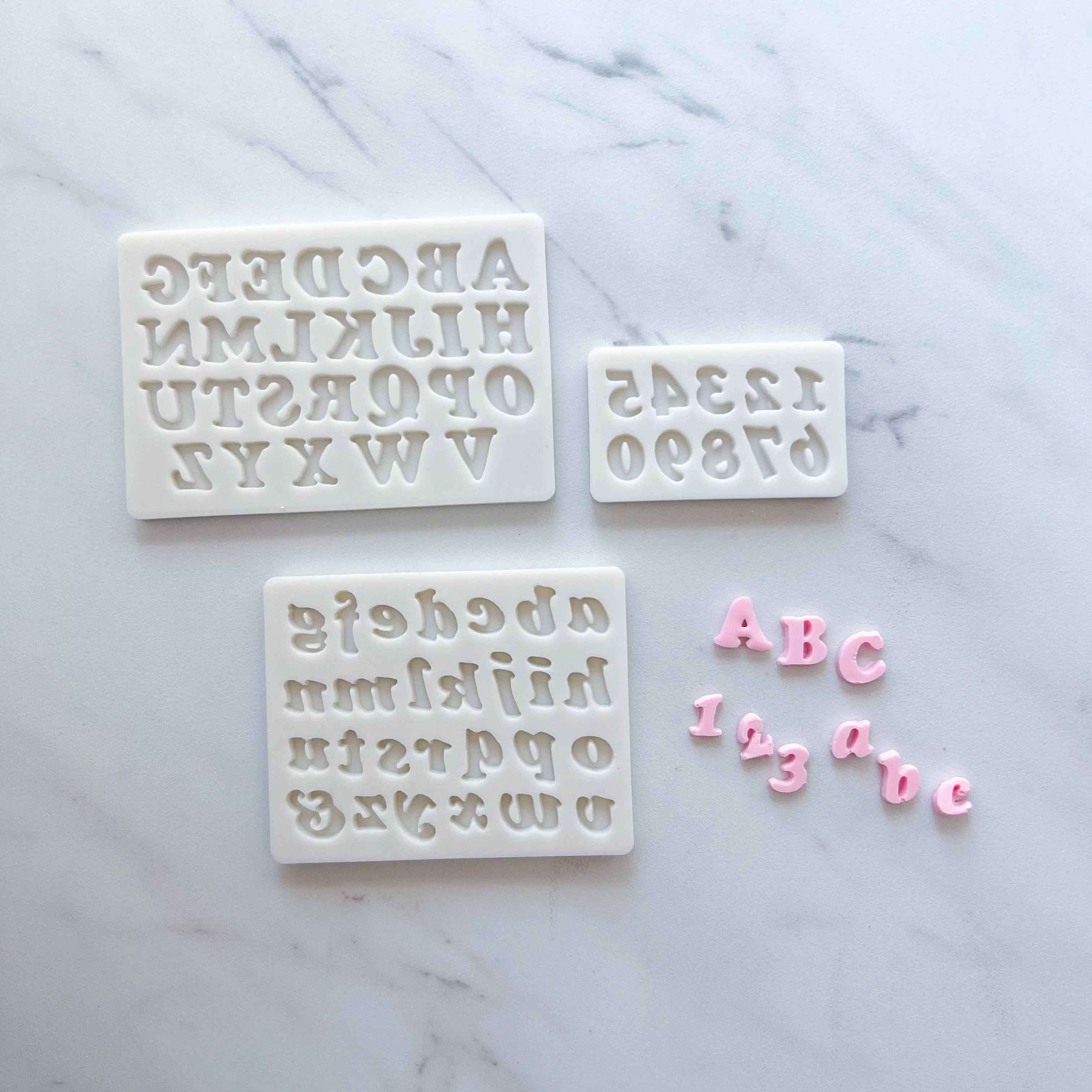 MINI ALPHABET/NUMBER SET MOLD
