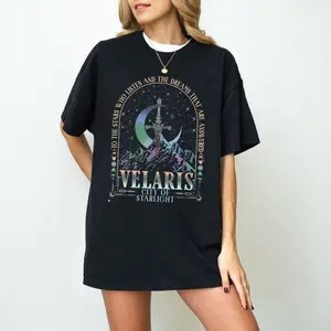 Velaris City Of Starlight Shirt, Acotar Sweatshirt, Fantasy Book Reading Tee, The Night Court Hoodie, Unisex Sweater Pullover Tee