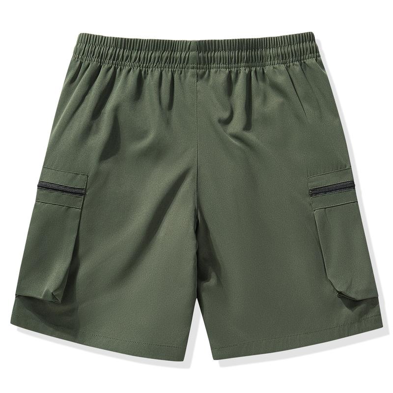 Men's Clothing Men's Overalls Straight Shorts with Zipper Casual Fashion Trend Summer