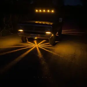 2PCS LED Watermelon Lights Truck Car Side Marker Light pick up Truck Clearance Lamp Turn Signal Indicator Lamp for Lorry Trailer