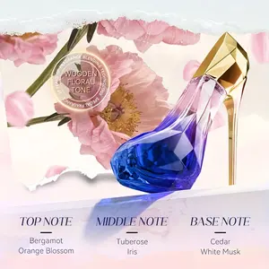SHINESONN 1.01 fl oz Self Boundless High Heel Shoes Perfume, Wooden Flower Tone Women's Perfume, with Fragrant Flowers, Suitable for Daily, Travel And Holiday Gifts