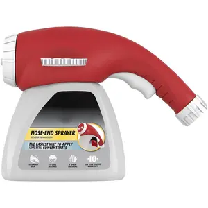 Dial N Spray Hose-End Sprayer - For Liquid Weed Killer, Insect Killer and Fungicide, Hose Fertilizer Sprayer with 14 Dilution Settings