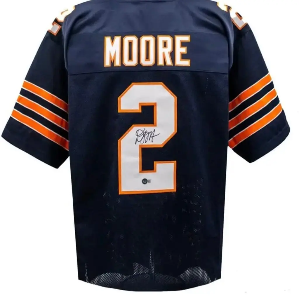 Signed DJ Moore Bears Jersey